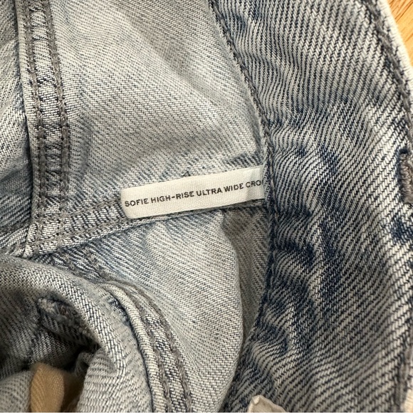 Rag & Bone Sofie Featherweight High Rise Wide Leg Women’s Jeans Size 26 - Picture 6 of 15